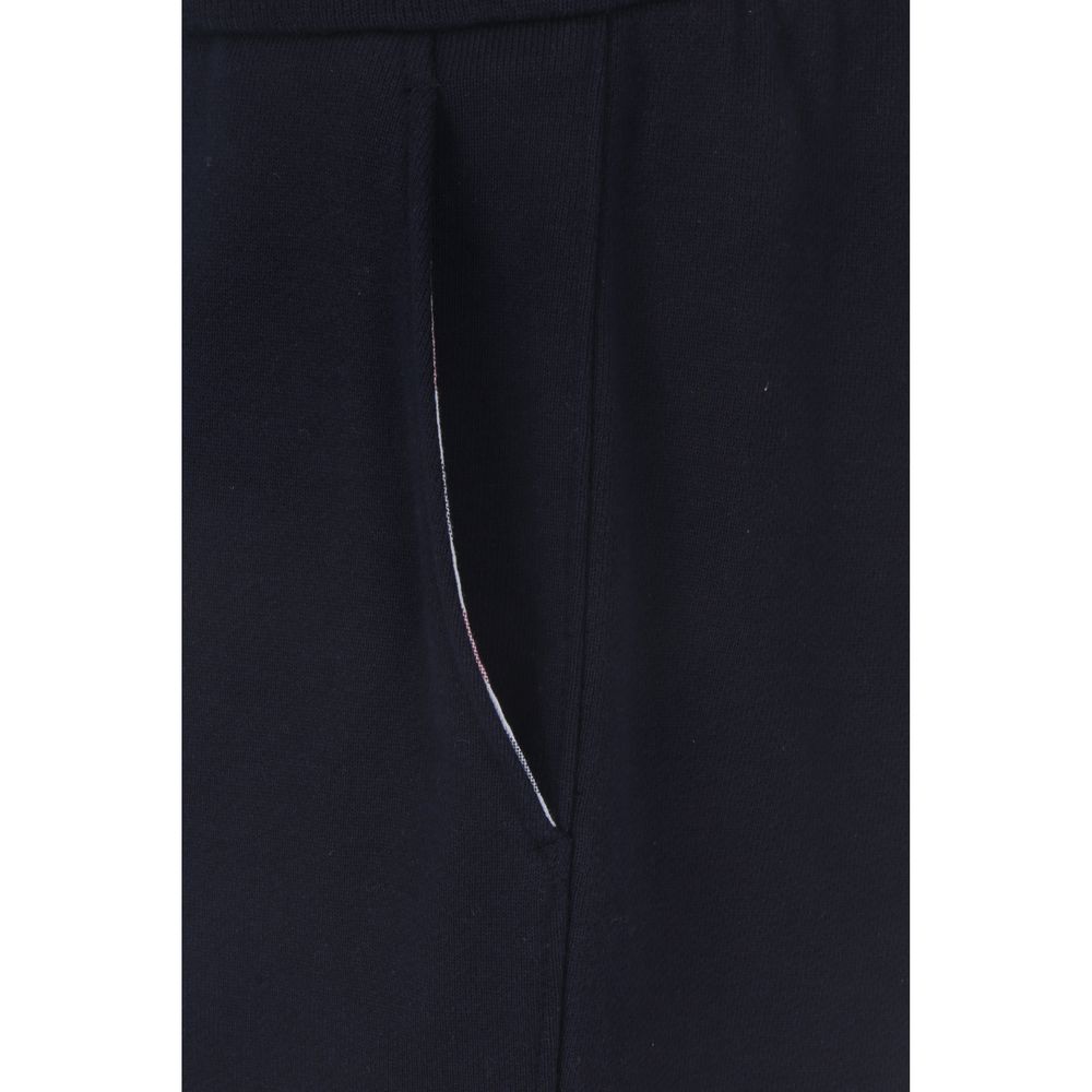 Thom Browne Blue Cotton Joggers (Workout Pants)