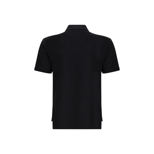 Givenchy Black Cotton Polo Shirt