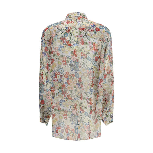 Khaite Multicolor Silk Pattern Shirt