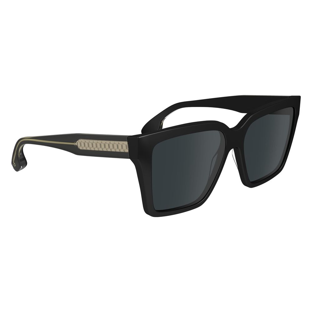 Victoria Beckham Black Acetate Sunglasses
