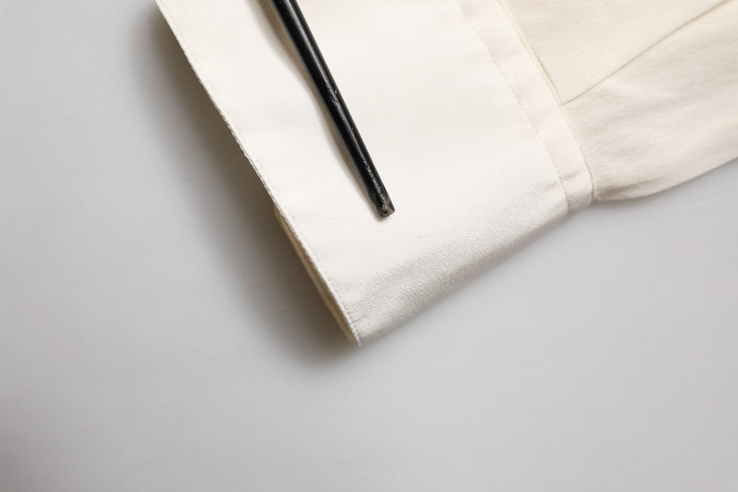 Dolce & Gabbana Off White Silk Men GOLD Dress Formal Shirt