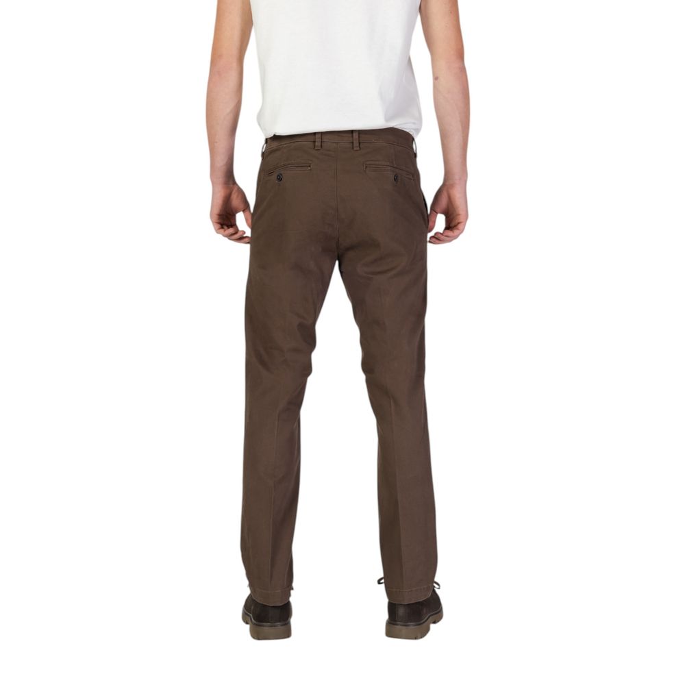 Borghese Brown Cotton Skinny Pants