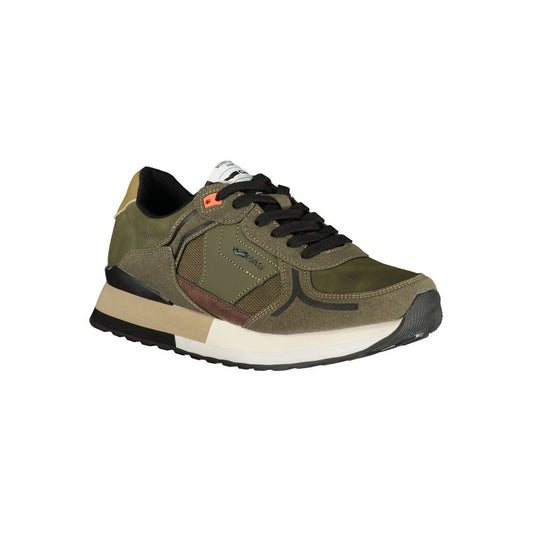 Gas Verde Polyurethane Men Sneaker