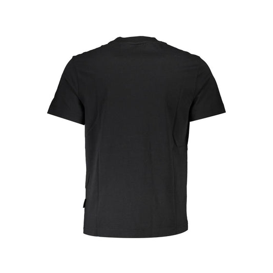 Napapijri Black Cotton Men's T-Shirt