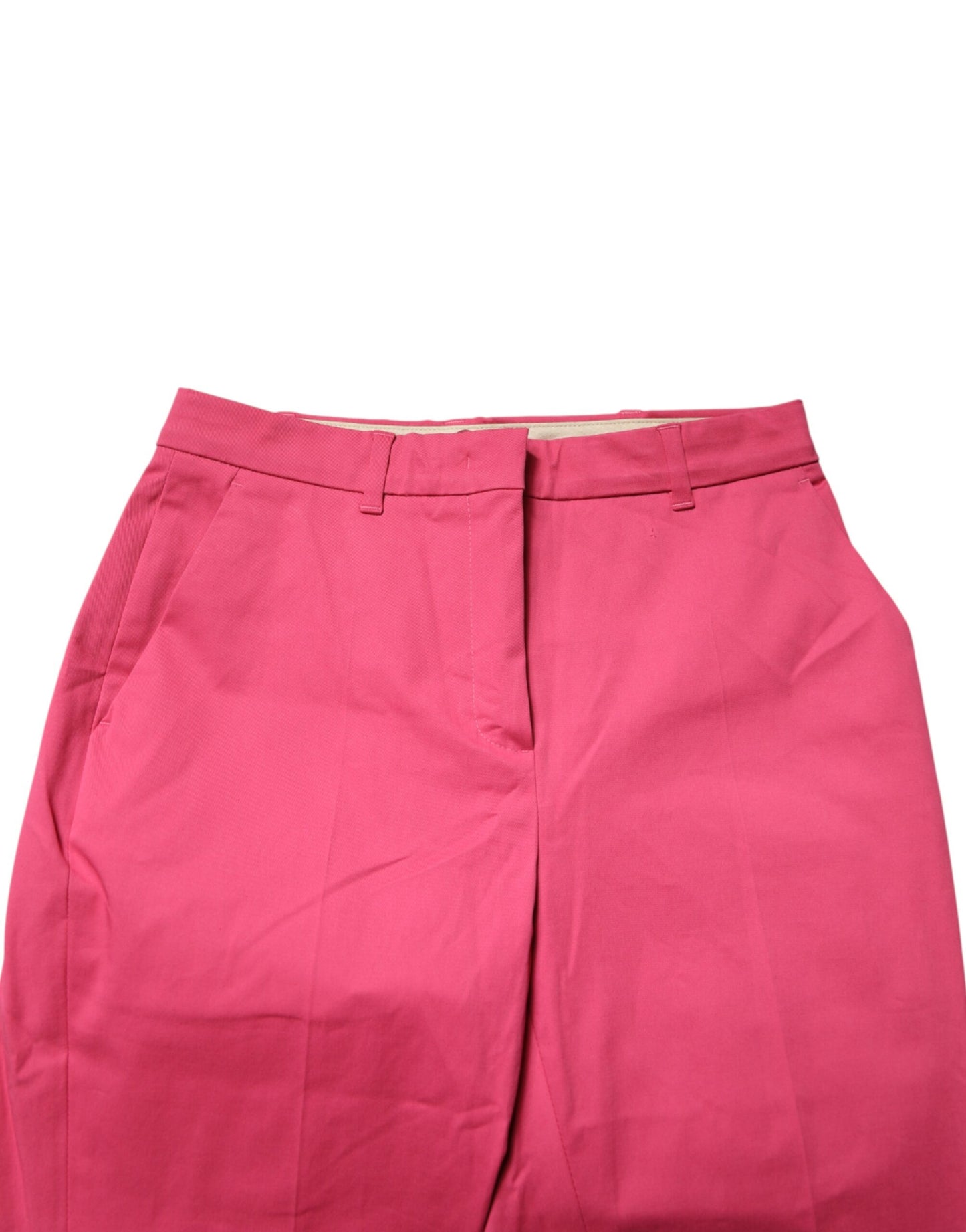 Max Mara Pink Skinny High Waist Chino Trouser Pants