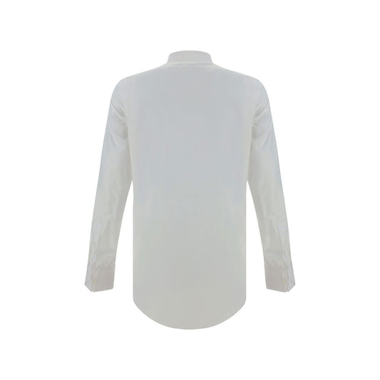 Finamore White Cotton Dress Shirt