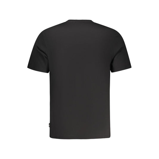 Fila Black Cotton Men T-Shirt