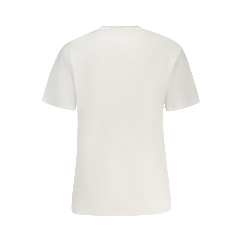 Fila White Cotton Women T-Shirt