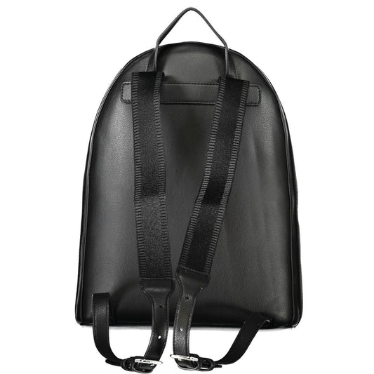 Tommy Hilfiger Black Polyester Backpack