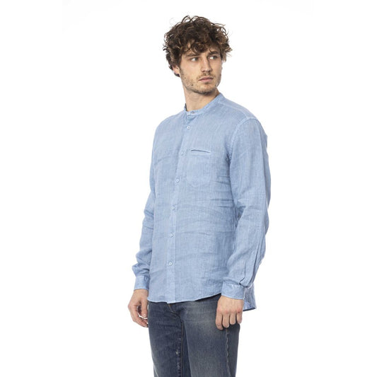 Distretto12 Light Blue Linen Shirt