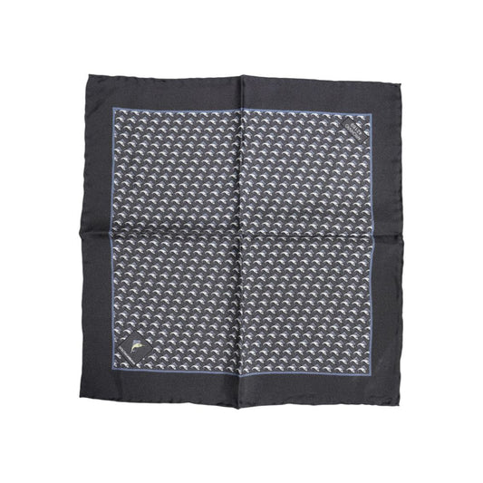 Dolce & Gabbana Black Silk Scarf