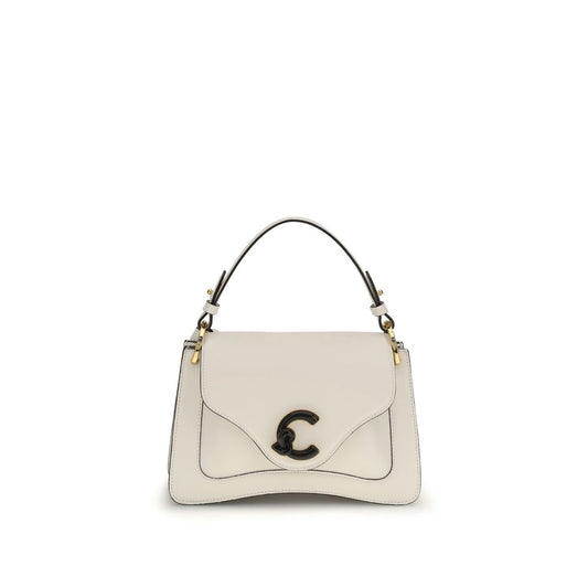 Coccinelle Beige Calf Leather Bos Taurus Shoulder Bag