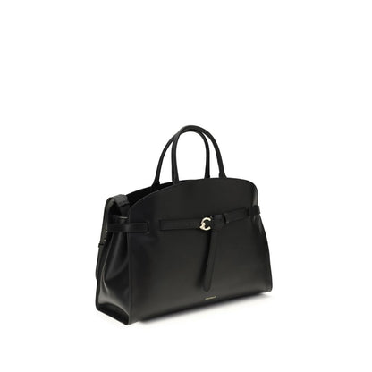 Coccinelle Black Calf Leather Bos Taurus Handbag