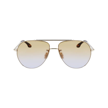 Victoria Beckham Gold Metal Sunglasses