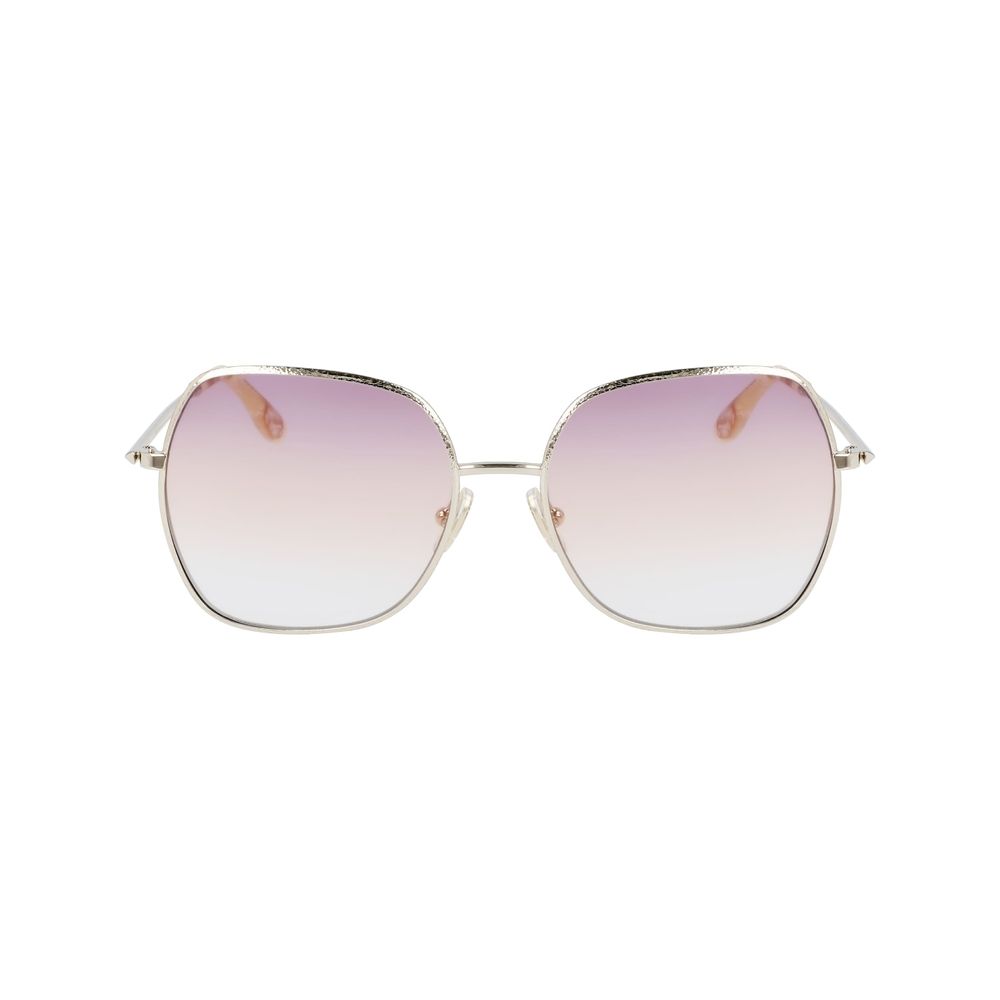 Victoria Beckham Gold Metal Sunglasses