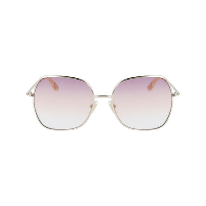 Victoria Beckham Gold Metal Sunglasses