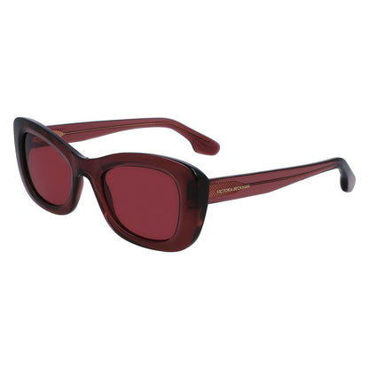Victoria Beckham Gray Acetate Sunglasses