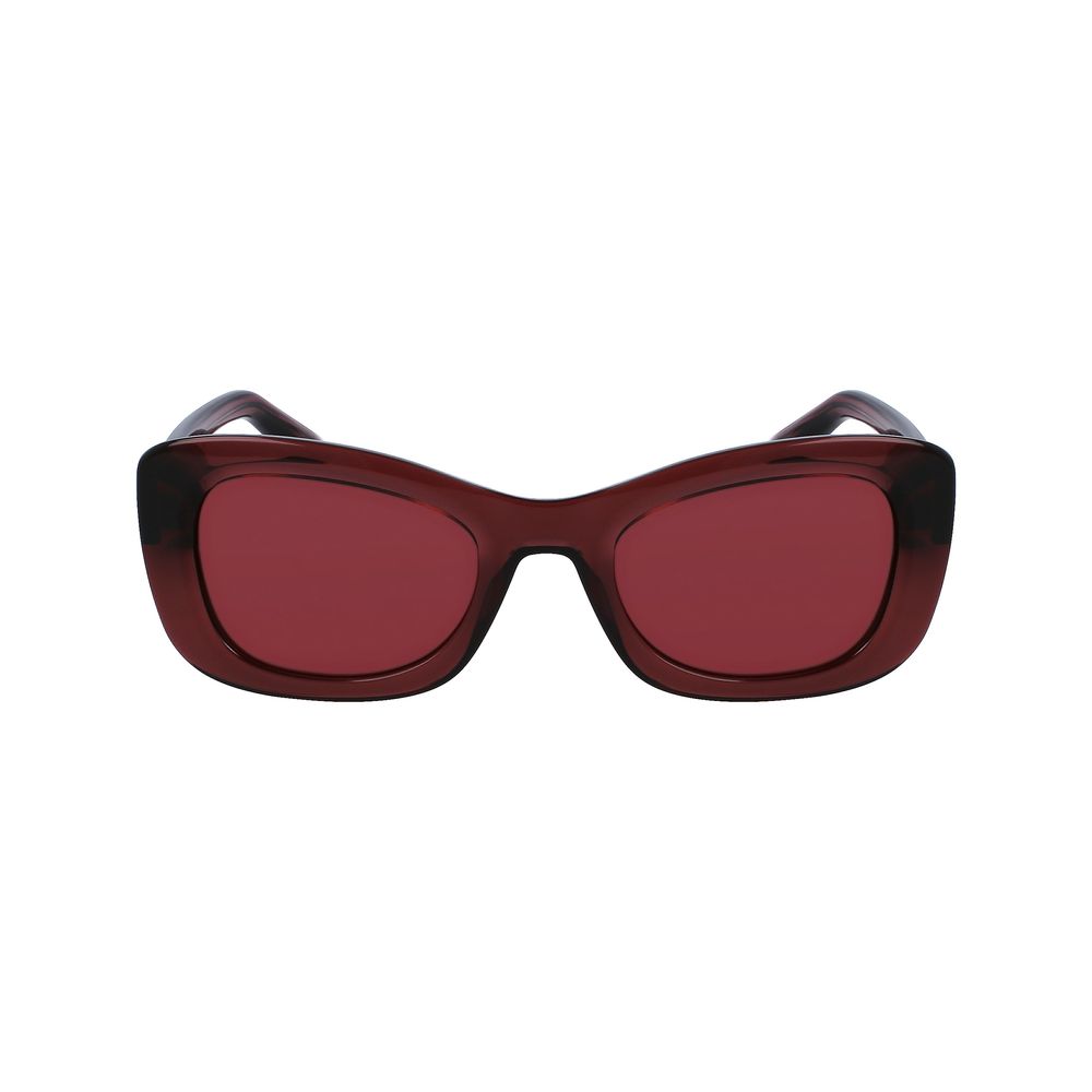 Victoria Beckham Gray Acetate Sunglasses
