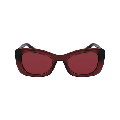 Victoria Beckham Gray Acetate Sunglasses