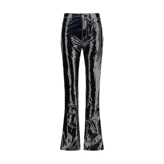 Fiorucci Black Polyethylene Casual Pants