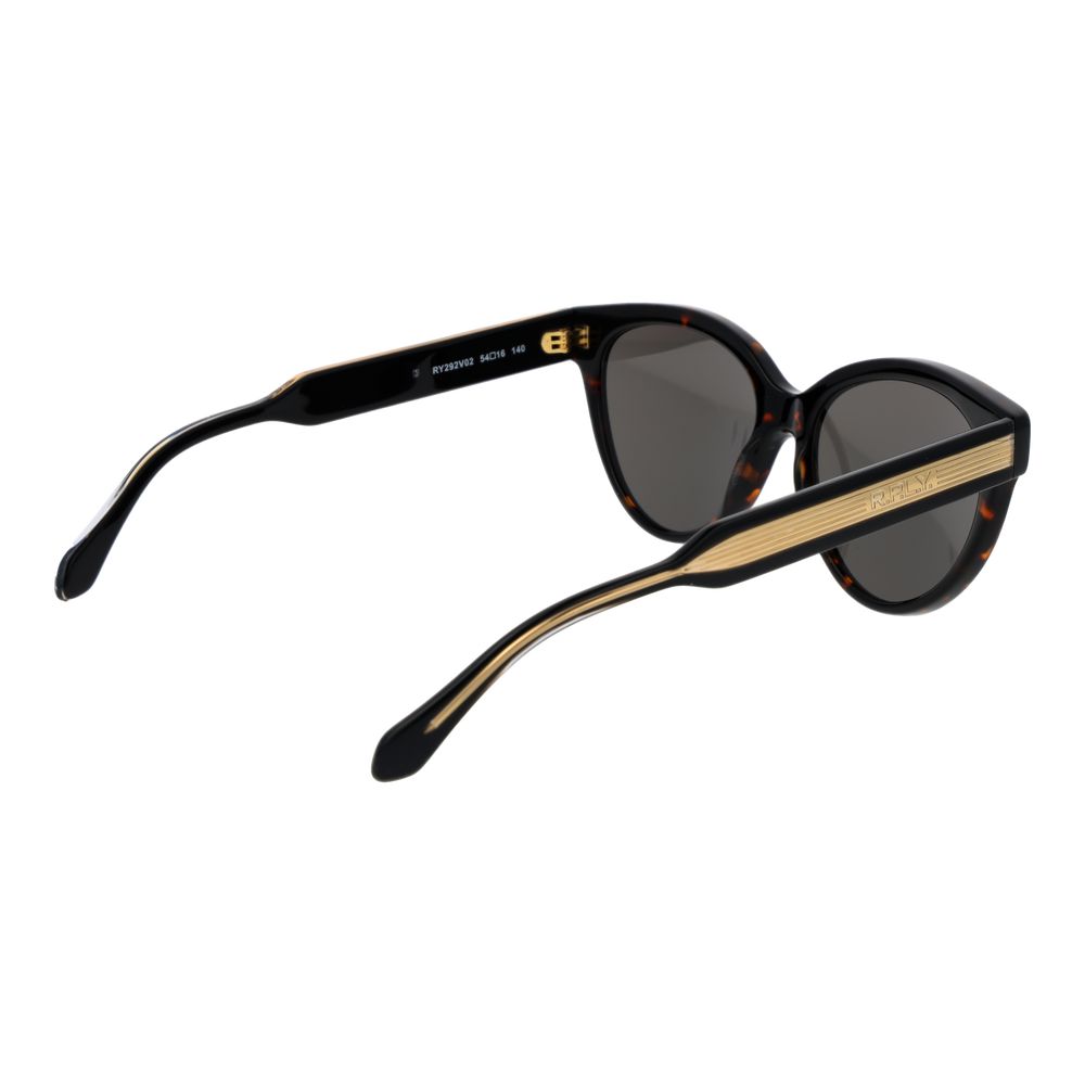 Replay Black Plastic Sunglasses