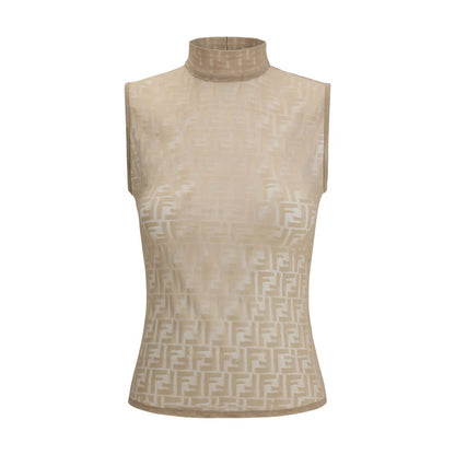 Fendi Multicolor Polyamide T-Shirt