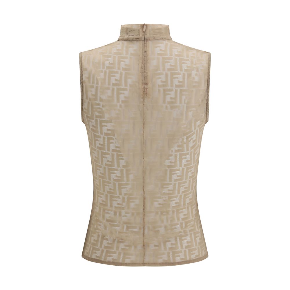 Fendi Multicolor Polyamide T-Shirt