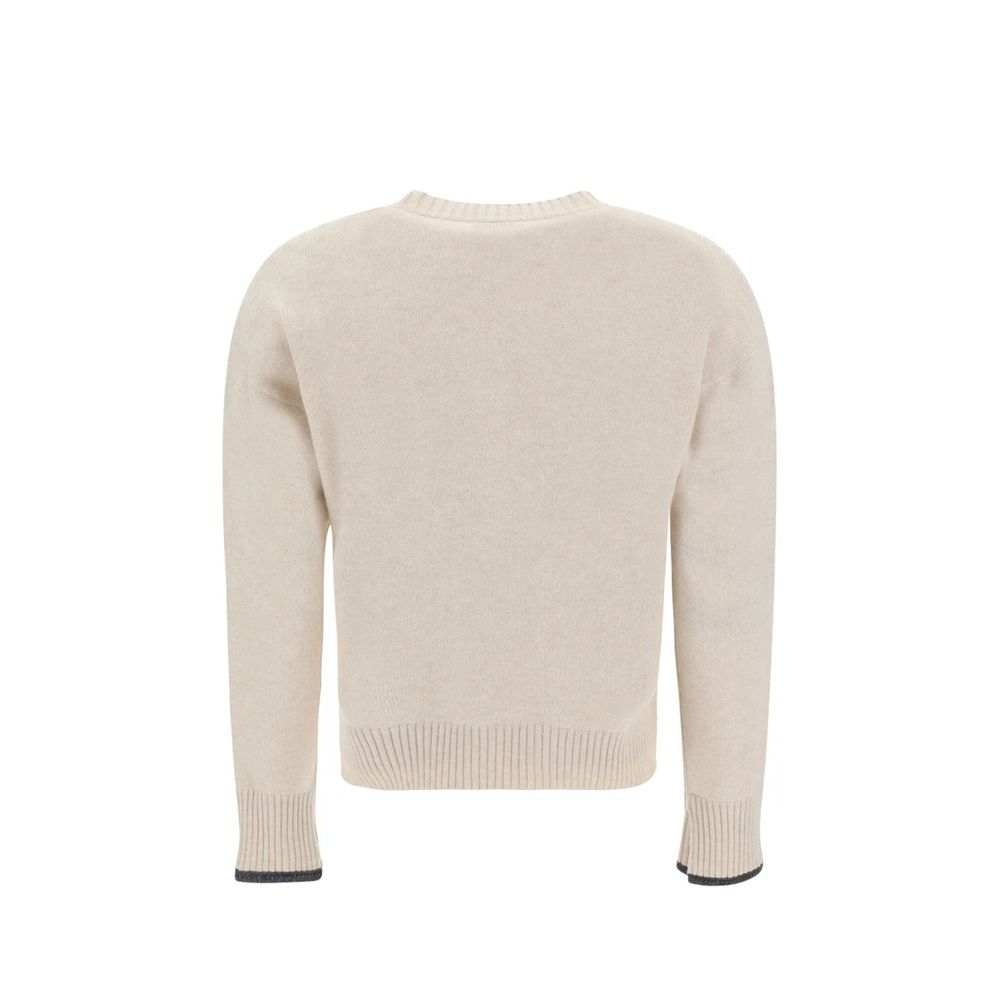 Brunello Cucinelli Beige Cashmere Sweater
