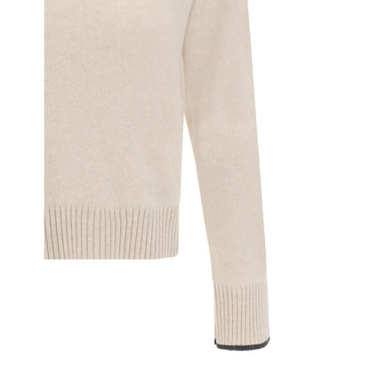 Brunello Cucinelli Beige Cashmere Sweater