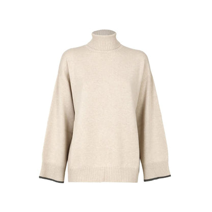 Brunello Cucinelli Beige Cashmere Sweater