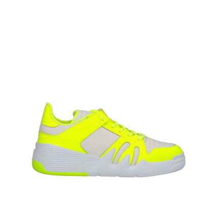 Giuseppe Zanotti White Calfskin Low Top Sneakers