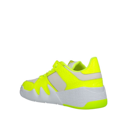 Giuseppe Zanotti White Calfskin Low Top Sneakers