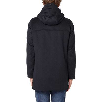 Herno Black Cashmere Coat