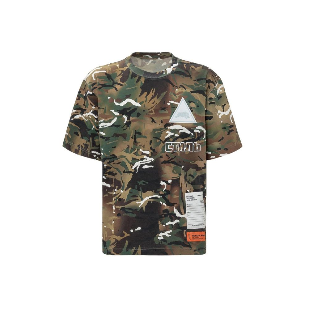 Heron Preston Bicolor Cotton T-Shirt