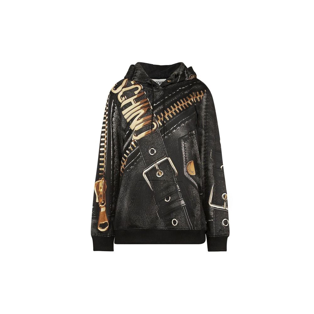 Moschino Couture Black Polyester Sweatshirt