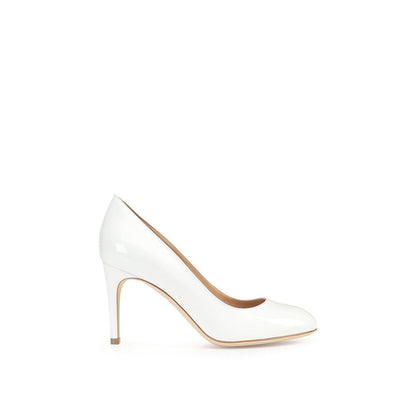 Sergio Rossi White Calfskin Pumps
