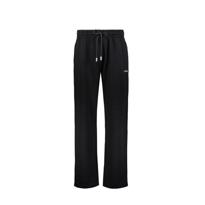 Off-White Black Cotton Joggers (Workout Pants)