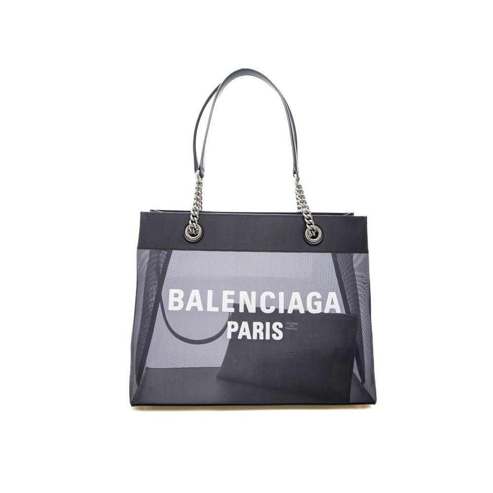 Balenciaga Black Polyester Tote Bag