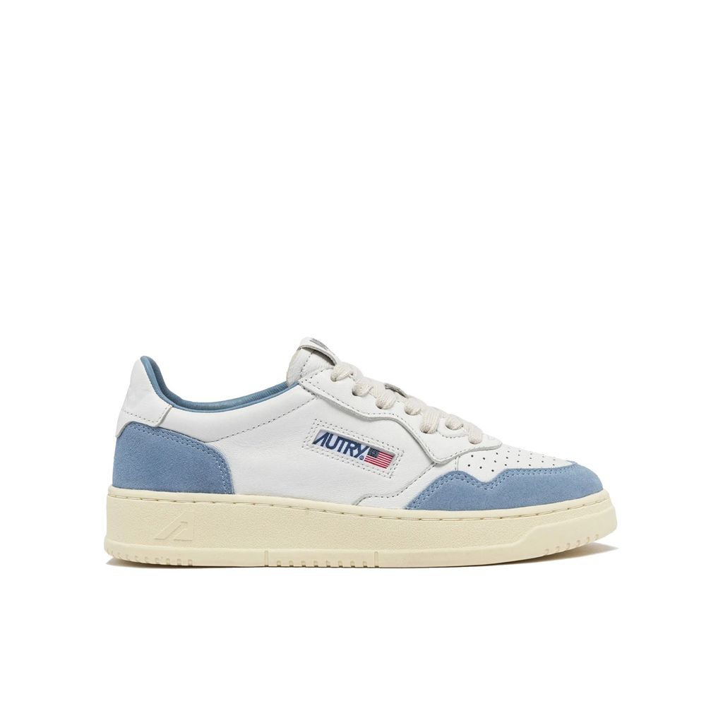 Autry White Leather Low Top Sneakers