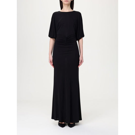 Twinset Black Elastane Casual Dress
