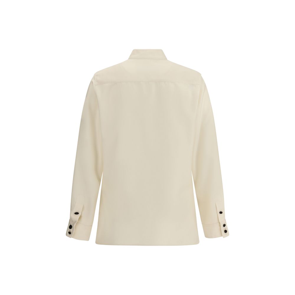 Valentino Beige Silk Shirt
