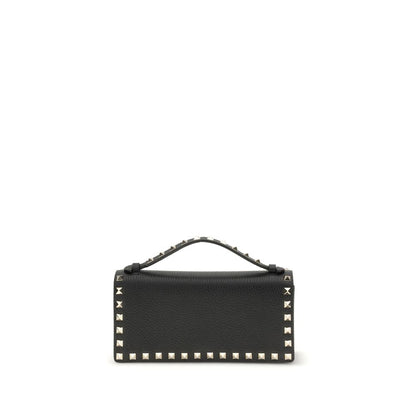 Valentino Garavani Black Calf Leather Bos Taurus Wallet