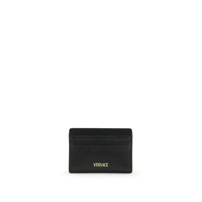 Versace Black Calf Leather Bos Taurus Wallet