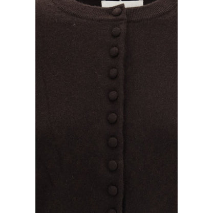 Lisa Yang Brown Cashmere Cardigan