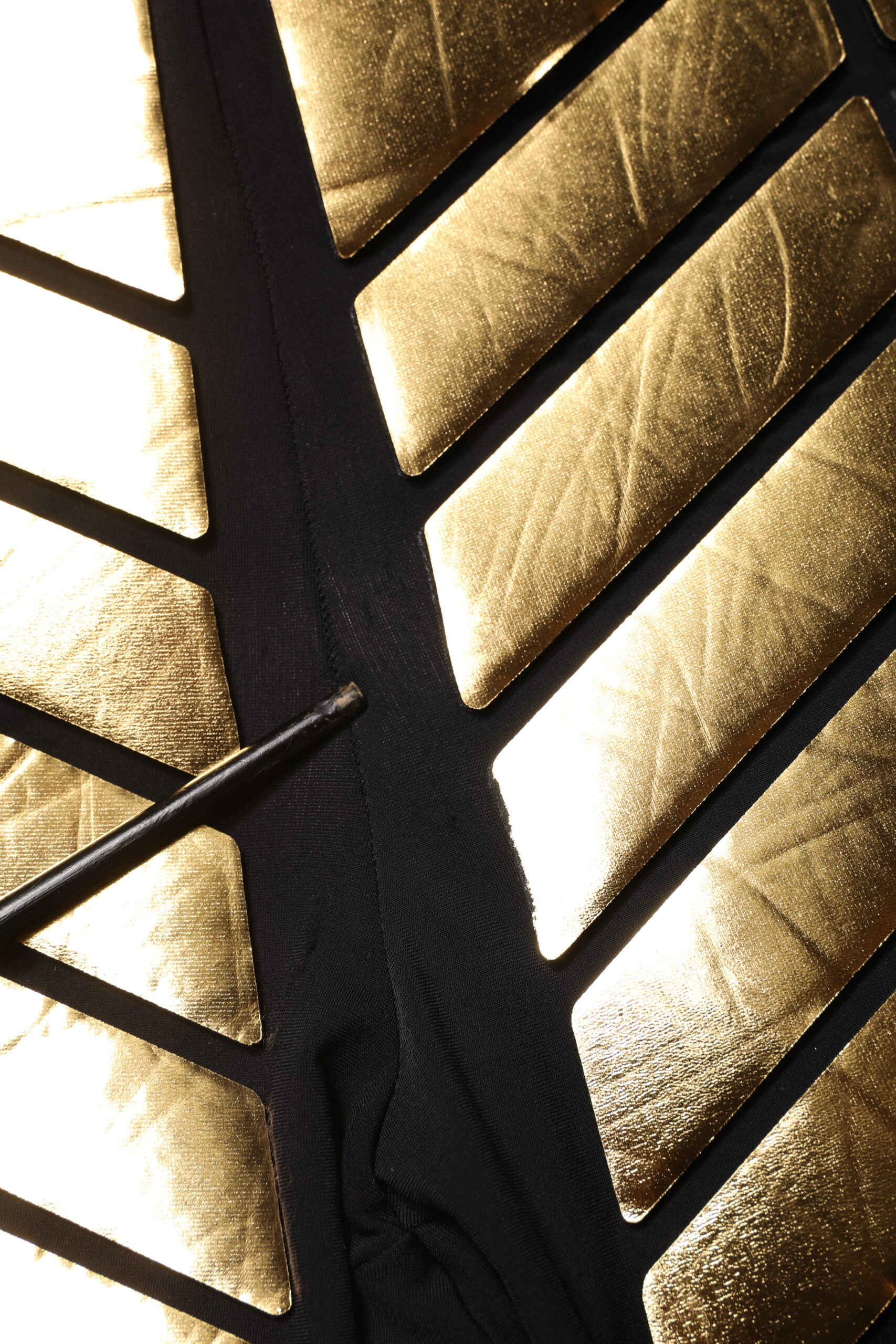 Dolce & Gabbana Black Gold Geometric Logo Men Leggings Pants