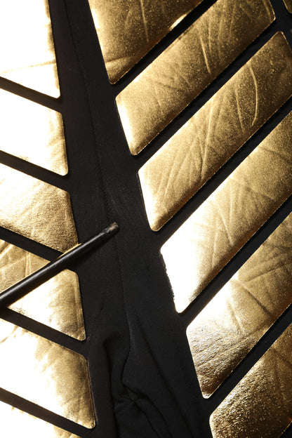 Dolce & Gabbana Black Gold Geometric Logo Men Leggings Pants