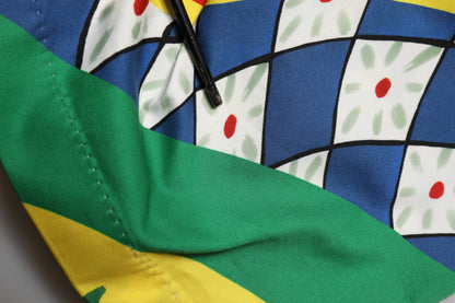 Dolce & Gabbana Multicolor Carretto Print Men Bermuda Shorts