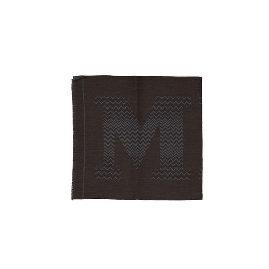 Missoni Brown Virgin Wool Scarf