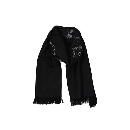 Givenchy Black Virgin Wool Scarf