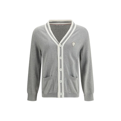 Brunello Cucinelli Gray Cotton Cardigan